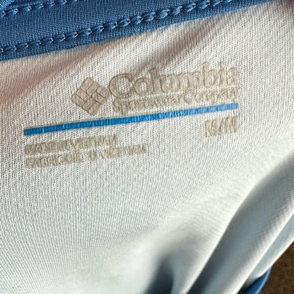 Columbia Omni Shade Athletic Tee Blue Size Medium - Picture 5 of 6